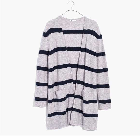 Madewell Kent Cardigan Sweater in Stripe. Size XXS. - Picture 6 of 11